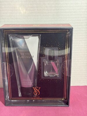 Victoria's Secret Him Platinum Duo Gift set Lotion & EDP Travel size