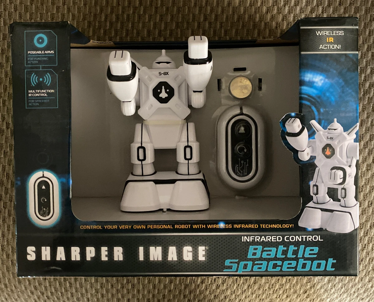 Sharper Image Infrared Control Battle Spacebot Robot Wireless NEW
