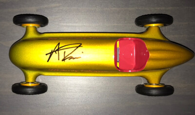 Signed Alexander Rossi INDY Roadster 100th  Indianapolis 500 Gold Autographed