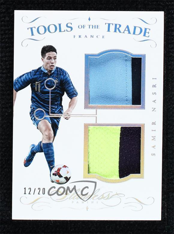 2015-16 Panini Flawless Tools of the Trade Relics 12/20 Samir Nasri #TT-SN
