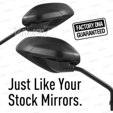 OEM spec replace mirror PAIR STANDARD & REVERSE 10mm fits Ducati Scrambler 800