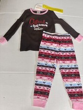 Gymboree Girls NWT Heart Pajama Set 2T Long Sleeves Pants Embroidered Valentines