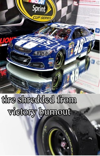 JIMMIE JOHNSON 2013 TEXAS WIN RACED VERSION LOWES 1/24 ACTION - Picture 1 of 3