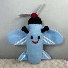 Stuffins Airplane Plush Stuffed Blue Red 13" 1999 Rudolph Island of Misfit Toys