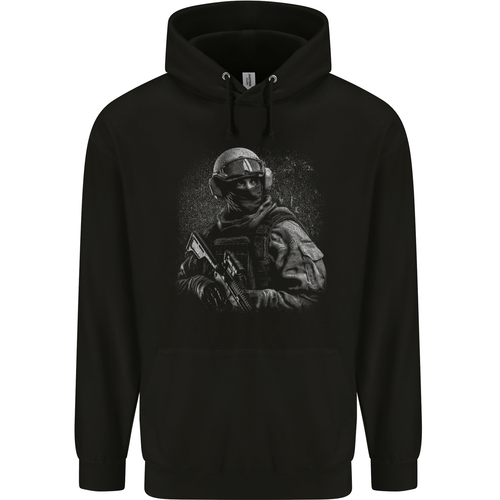 Soldier Special Forces Army Paras Marines Combat Childrens Kids Hoodie