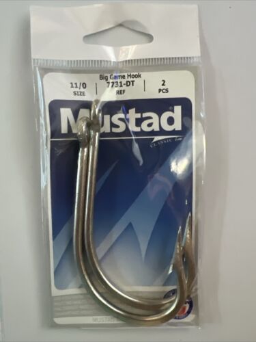 MUSTAD BIG GAME HOOKS - REF 7731-DT TAGLIA 10/0 & 11/0 & 12/0 - 29 CONFEZIONI - Foto 3 di 6