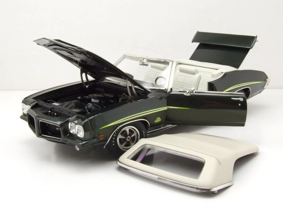 Pontiac Gto Giudice Convertible 1971 Verde Scuro Modellino Auto 1:18 Acme - Immagine 4 di 4