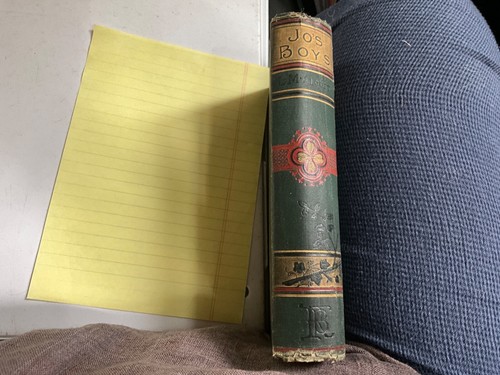 1886, 1st Ed, JO'S BOYS, by LOUISA MAY ALCOTT, A SEQUEL TO "LITTLE MEN" - Picture 2 of 11