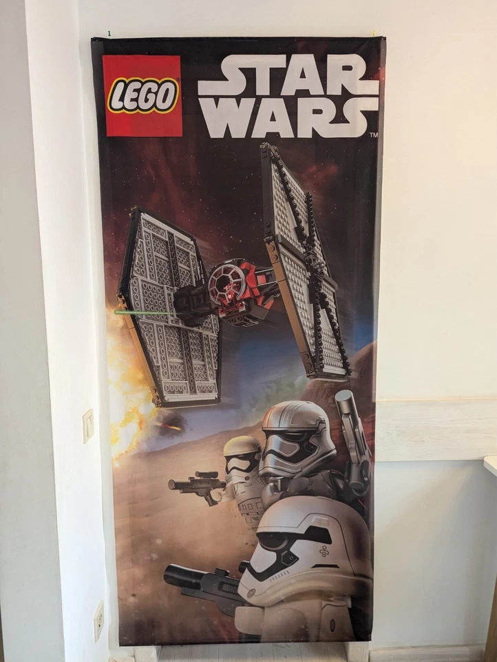 Lego Star Wars первый заказ - промо магазин дисплей оригинальный тканевый баннер 78 «x 35» - Изображение 2 из 4