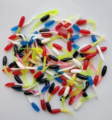 ANGLER'S OASIS 100 Count 1.5in Crappie Panfish Stingers Variety Pack