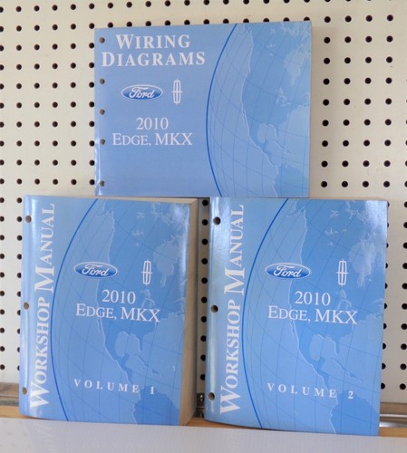 Genuine 2010 FORD EDGE-Lincoln MKX Paper Service Manuals with Wiring Diagrams - 第 1/1 張圖片