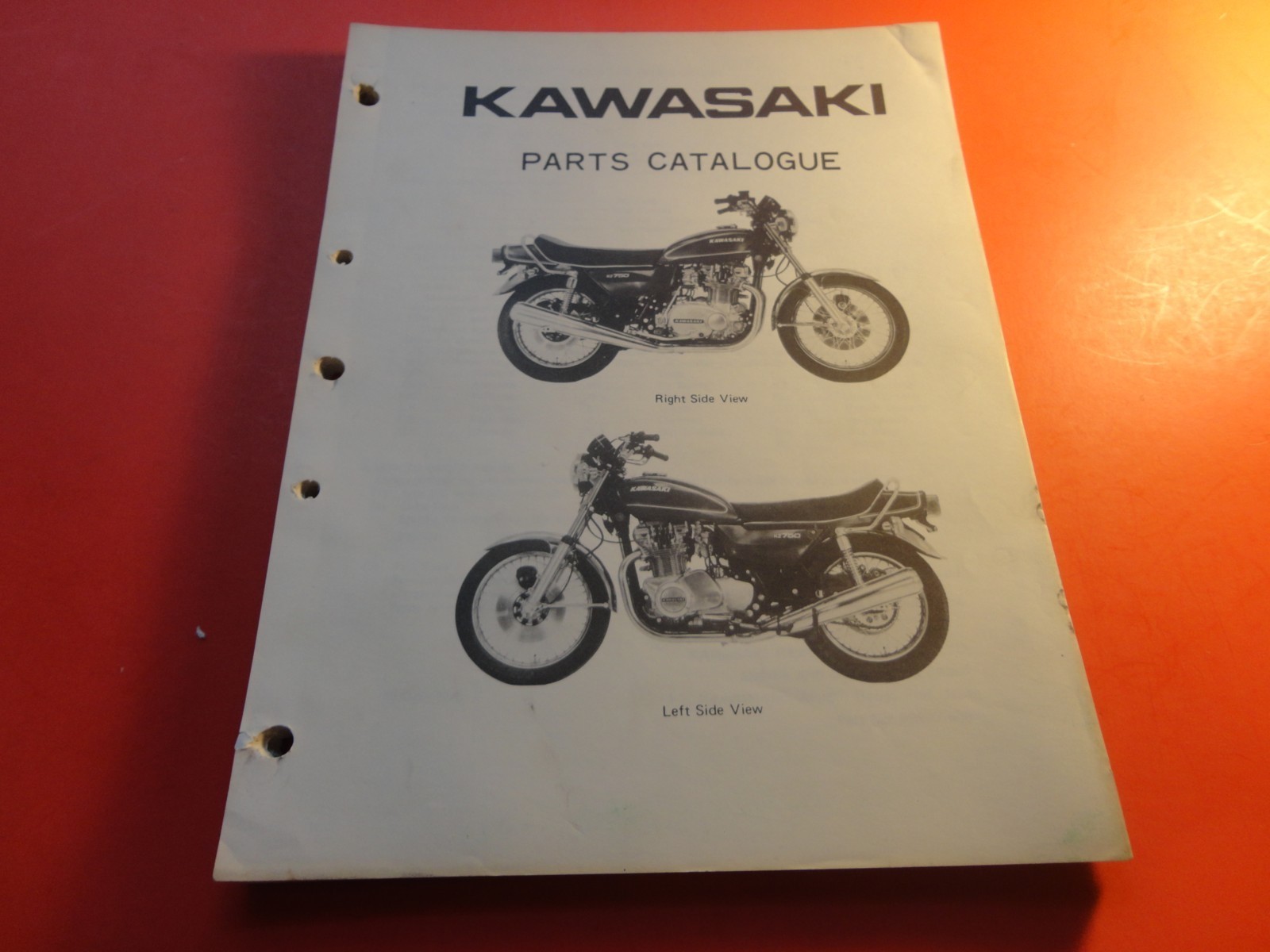 OEM KAWASAKI PARTS CATALOG CATALOGUE LIST MANUAL 1976 KZ750 B1 LTD TWIN eBay