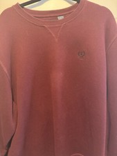 Men  s Xl IZOD Casual V-neck Casual Sweater Maroon