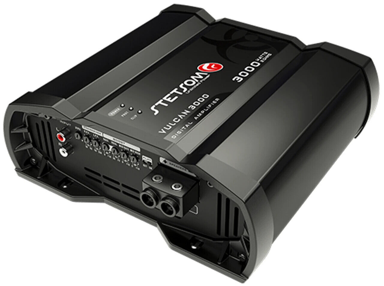 Автомобильный аудиоусилитель Stetsom VULCAN 3000 мощностью 2 Ом мощностью 3000 Вт при 126 В низких частотах и усилителе 3K 40690₽