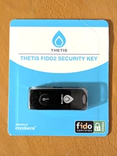 NIB Thetis Fido2 Security Key L1, Powered by Excelsecu, Black, Passwordless Tech