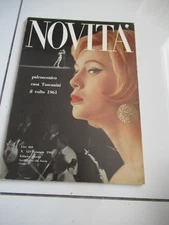 Novita Fashion Magazine Inaugural Issue of Italian Vogue JAN 1961 RARE ONLY 1 NM