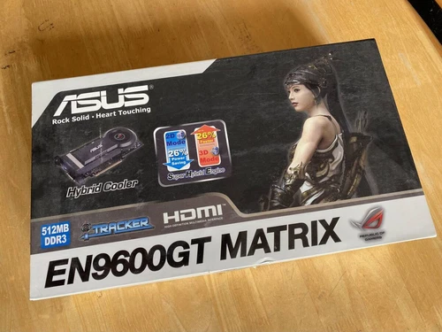EVGA EN9600GT MATRIX HTDI 512MB Collector's Rare Video Card Good