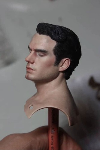 Rare Brazilians Studio Superman Henry Cavill 1/6 Head Sculpture Limited Edition - Picture 2 of 4