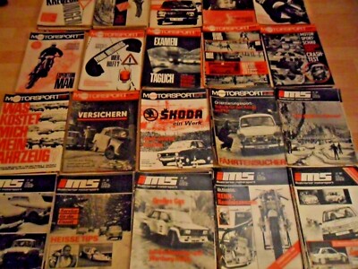 10x IMS ILLUSTRIERTER MOTORSPORT der DDR aus 1954 - 1989 auswählen