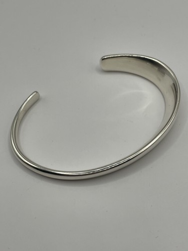 Georg Jensen Curve Bangle Size Large - Picture 2 of 7