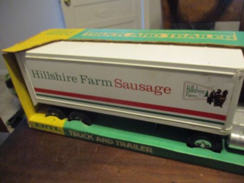 HILLSHIRE FARM CO. NEW LONDON WIS. ERTL TRUCK & TRAILER NOSIB - Picture 4 of 11
