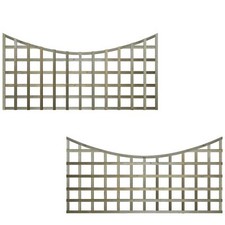 Square Trellis (Width: [6ft] 183cm) Arch|Flat|Concave Designs Height: 3ft or 4ft