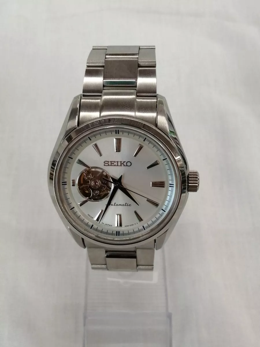 Seiko 24 Jewels 4R38 00S0 Automatic SS Men s Watch Made in Japan Preowned