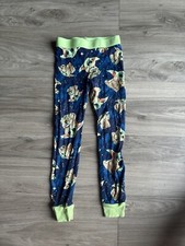 Star Wars Boys Pajama Bottom Pants Size 6 Blue And Green Baby Yoda