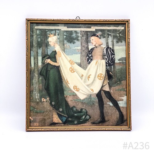Art Print „Die Queen And The Page “From Marianne Stokes Framed 26 X 28 CM - 第 1/24 張圖片