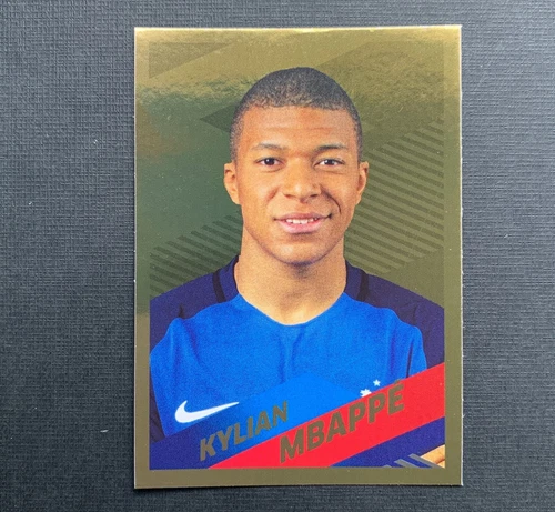 PANINI Image No. 54 KYLIAN MBAPPE Rookie Gold Gold PROUD TO BE BLUE 2018 Foot