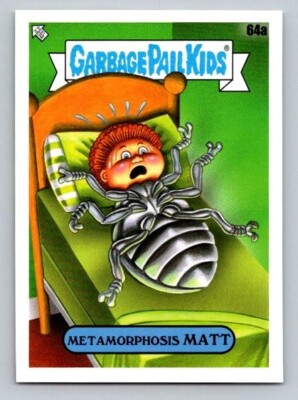 2022 Topps Garbage Pail Kids Book Worms Series 1 METAMORPHOSIS MATT #64a