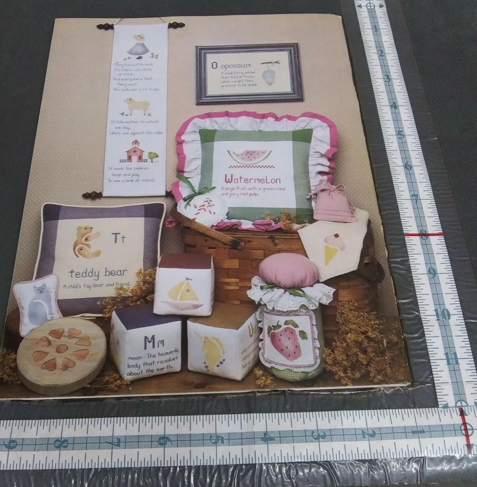 SCHOOLHOUSE ABC'S STENCIL CROSS STITCH PATTERN - Image 2 of 4