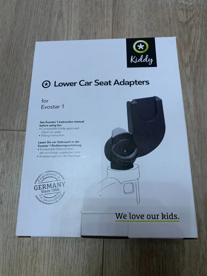 Kiddy Adapter für Evostar 1 für Babyschale wie Maxi-cosi, Cybex, Joie NEU