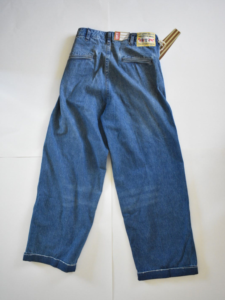 Levis Vintage Clothing 1920s Balloon Jeans Med Blue Mens Levis Vintage Clothing 1920s Balloon Jeans Med Blue Mens