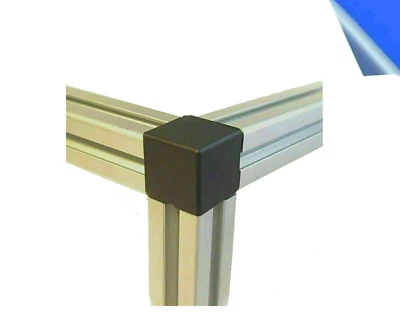 ALCLIPTEC 4x Eckwinkel, Abdeckkappen und Verschraubung für 30x30 Aluprofil ALU Aluminium