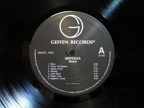 Nirvana Bleach 1994 Korea LP Picture & Lyric W/Insert NM- ~ NM - Imagen 5 de 7