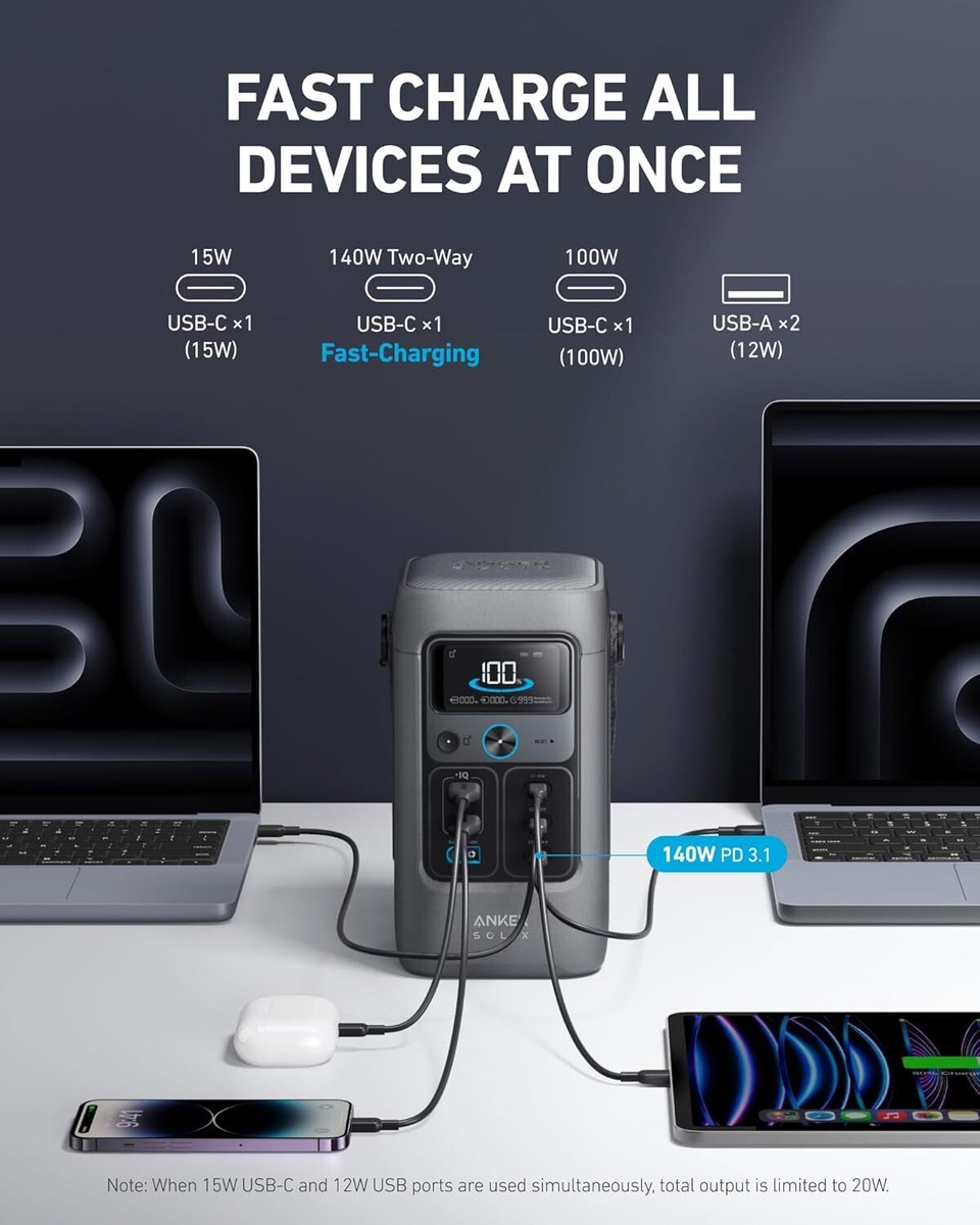 【GP2 Engine 】Anker Solix C200 DC Anker SOLIX C200 DC Portable Power Station 200W - Anker SOLIX US