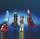 HG Galaxy Express 999 set 5 figures figurines Emeraldas Maetel Clea Claire