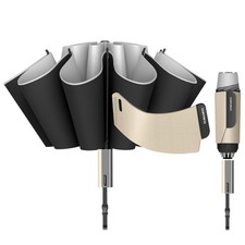 TUMAAOTU Lightweight Compact Inverted Umbrella 50 IN, UV silver gray