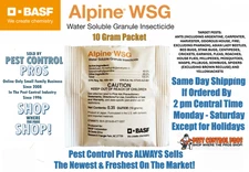 10 Gram Packet Alpine WSG Water Soluble Granule Insecticide Kill Ant roach etc