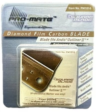 New Pro-mate for Andis Outliner 2 II Diamond Film Carbon Blade PM1010