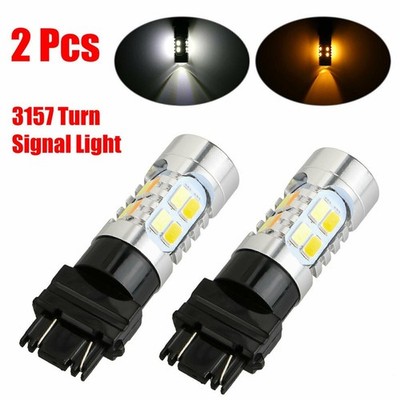 3157 LED DRL Weiß / Gelb Switchback Blinker Standlichtbirnen zweifarbig