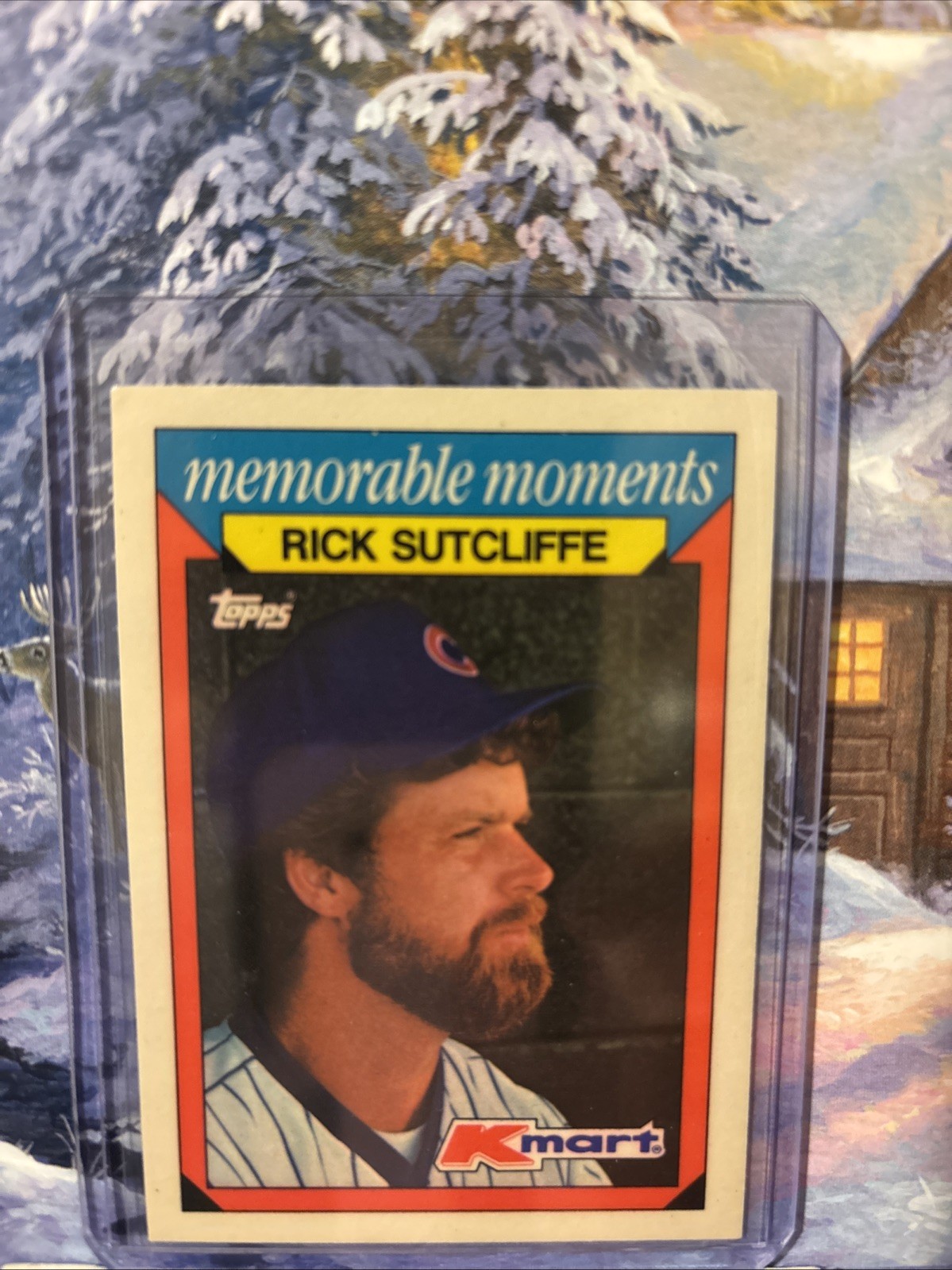 1988 Topps Kmart Memorable Moments Rick Sutcliffe #30 Chicago Cubs