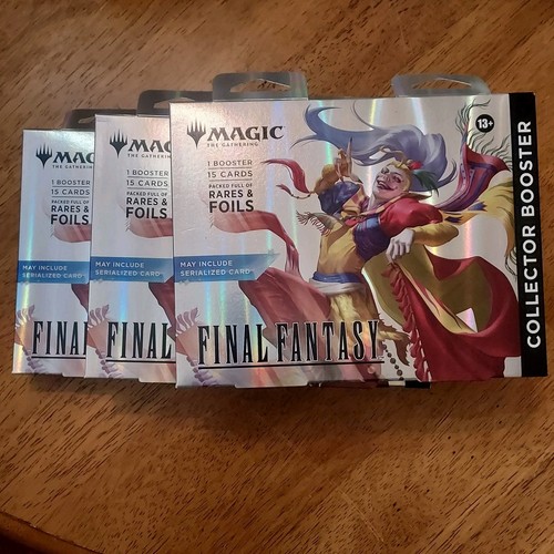MAGIC THE GATHERING⚡️ FINAL FANTASY⚡️ SEALED COLLECTOR BOOSTERS⚡️3 BOXES⚡️TARGET