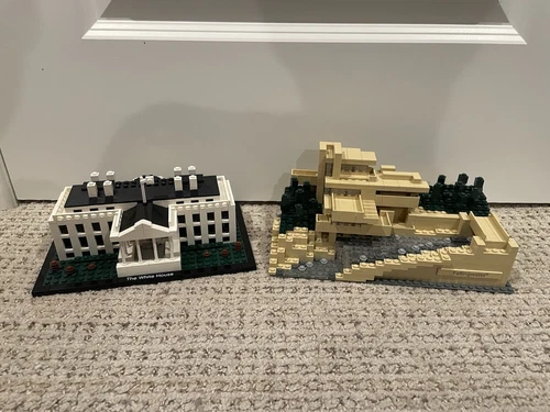 Lego Architecture Fallingwater 21005 und Weißes Haus 21006
