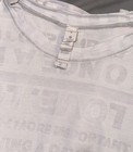 Semi Sheer Lululemon Daily Practice Top Discover Manifesto Burnout White Sz 4 — photo 9