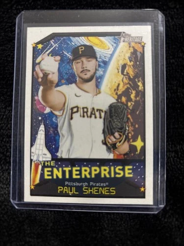 Paul Skenes 2026 Topps Heritage The Enterprise Insert Card #TE-PS