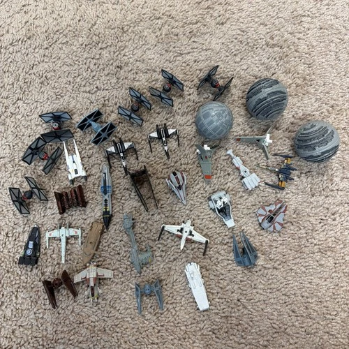 Vintage Star Wars Micro Machines Action Fleet Vehicles and Ships Lot (B) 90’s