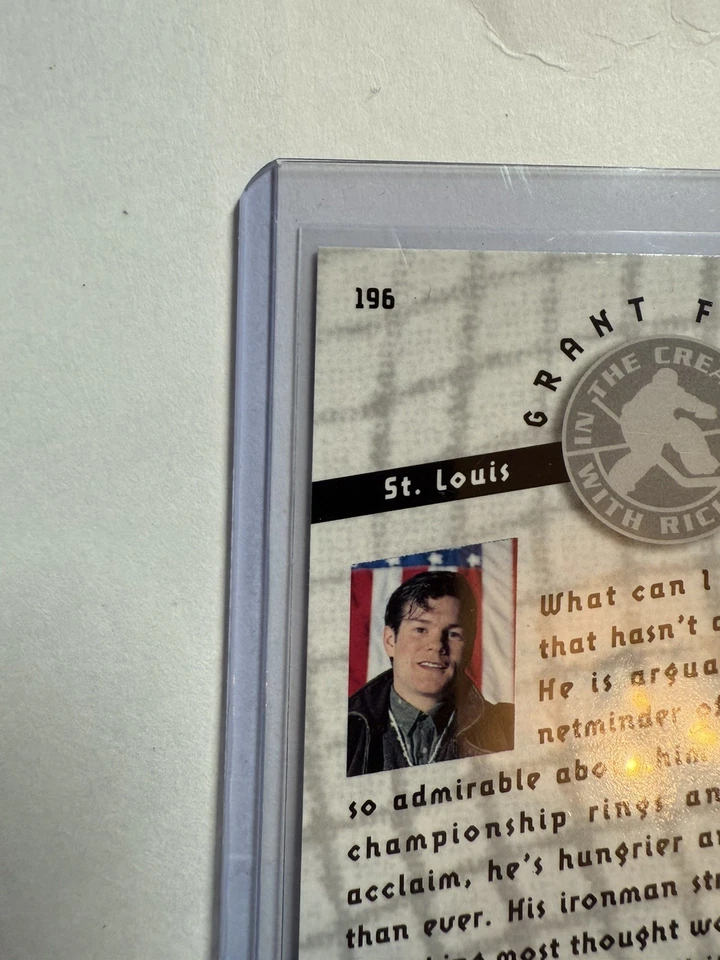 1996 1997 UPPER DECK BE A PLAYER HOCKEY CARD GRANT FUHR  no. 196 - Image 3 of 3