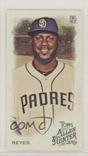 2019 Topps Allen & Ginter Mini Allen & Ginter Logo Back Franmil Reyes #295 3o2